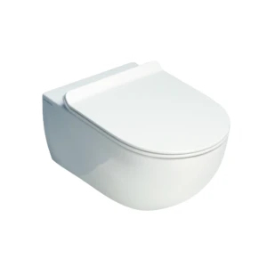 Flaminia App GoSilent miska wisząca bezrantowa 54cm + deska wolnoopadająca, kolor biały AP118S +QKCW09