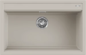 Elleci Best 130 zlewozmywak granitowy 79x51cm, Granitek kolor biały kremowy / beżowy (G39 Bianco Soft) LGB13039