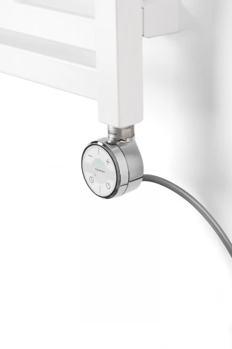 Terma MOA grzałka elektryczna z elementem grzejnym 400W, kolor Chrom CRO, kabel spiralny z wtyczką (U) WEMOA04-TCROU