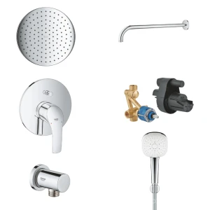 Grohe Eurosmart zestaw podtynkowy z deszczownicą Tempesta 210mm, kolor chrom SET.19450002