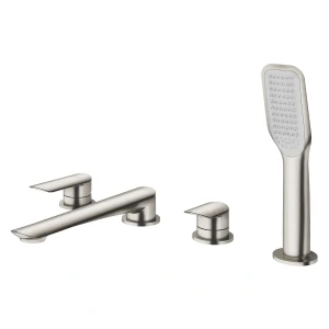 Vedo Aletta Argento Bateria wannowa 4-otworowa, kolor nikiel szczotkowany VBA5040/SN