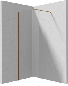 Deante Prizma ścianka walk-in przesuwna 70cm, profile brąz szczotkowany KTJ_C37P