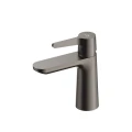 Laveo Cone bateria umywalkowa z korkiem kolor grafit BVC_922D