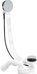 Villeroy&Boch Multiplex zestaw przelewowo-odpływowy przedłużony (syfon wannowy) wykończenie chrom, U90950461/U90960461