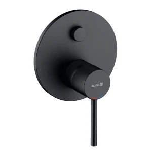 Kludi Bozz Push&Switch bateria podtynkowa wannowo-prysznicowa, kolor czarny-mat 387593976