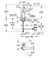 Grohe Allure L bateria umywalkowa wysoka, obrotowa wylewka kolor chrom 32146001
