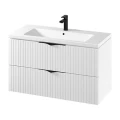 Szafka z umywalką Cersanit Tirso 100cm biały mat S801-542