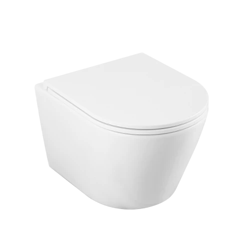 Miska WC bez rantu spłukiwanie wirowe Laveo Nida 48,5cm VMN_609S
