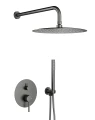 Zestaw podtynkowy KFA Armatura Moza Gun Metal Grey grafit szczotkowany 5039-501-61