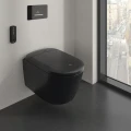 Czarna Toaleta myjąca Villeroy&Boch Supreo Select TwistFlush Pure Black V16EN3R7
