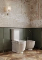 Retro Toaleta i Bidet stojący Aranżacja Łazienka - Artceram HERMITAGE Bidet stojący
