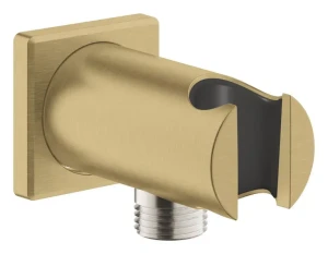 Grohe Rainshower kolanko prysznicowe z uchwytem (przyłącze kątowe), kolor złoty szczotkowany (Brushed cool sunrise) 26659GN0