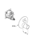 Bateria podtynkowa z termostatem Kludi chrom 388100545 -