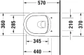 Zestaw WC Duravit Me By Starck Rimless 57cm 452909AAA1