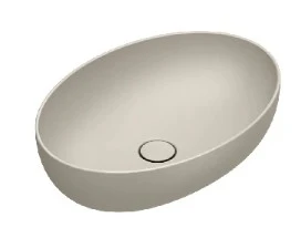 Catalano Sfera umywalka nablatowa owalna 60x42 cm, kolor piaskowy mat (sabbia satinato) 0522600029