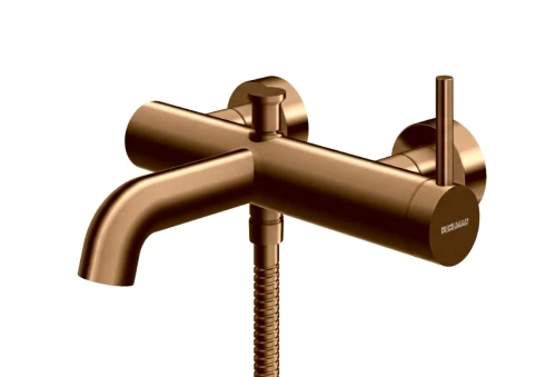 Kohlman Axel Brushed Copper bateria wannowo-prysznicowa, kolor szczotkowana miedź QW110ABC