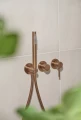 Zestaw podtynkowy miedź szczotkowana Kfa Moza Brushed Rose Gold 5039-511-34