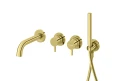 Bateria wannowa podtynkowa Kohlman Axel Gold QW260AGD
