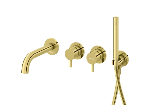 Bateria wannowa podtynkowa Kohlman Axel Gold QW260AGD