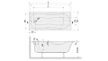 Sanplast As wanna prostokątna 70x170 cm WP/AS 70x170+STW 610-130-0042-01-000