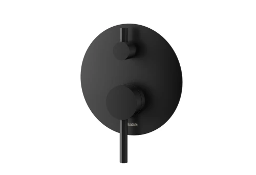 Kohlman Axel Black bateria wannowa 3 wyjścia kolor czarny mat QW211AB