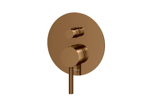 Kohlman Axel Brushed Copper bateria wannowa podtynkowa kolor miedź szczotkowana QW210ABC