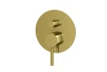 Kohlman Axel Brushed Gold bateria wannowa podtynkowa kolor złoty szczotkowany QW210AGDB