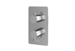 Kohlman Axel Nickel Brushed bateria wannowa termostatyczna kolor nikiel szczotkowany QW432ABN