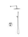 Valvex Cannoli Zestaw prysznicowy termostatyczny podtynkowy deszczownica 25cm chrom 2424990-CHR