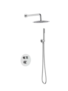 Valvex Cannoli Zestaw prysznicowy termostatyczny podtynkowy deszczownica 25cm chrom 2424990-CHR