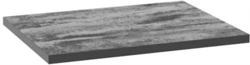 Aquaform Ottima blat łazienkowy 100 cm czarny beton AQ.401-17010033