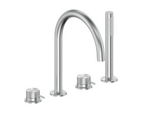 Kfa Moza 316L bateria wannowa 4otworowa stal nierdzewna inox 5045-210-22 