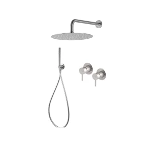 Vema Tiber Steel zestaw natryskowy podtynkowy deszczownica 30cm stal nierdzewna TIBZES90