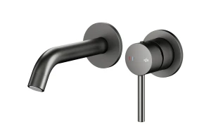 KFA Armatura Moza Gun Metal Grey bateria umywalkowa podtynkowa kolor PVD grafit szczotkowany 5039-810-61