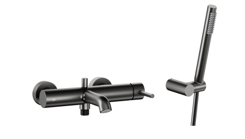 KFA Armatura Moza Gun Metal Grey bateria wannowa z natryskiem, kolor grafit szczotkowany 5034-520-61