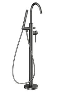 KFA Armatura Moza Gun Metal Grey bateria wannowa wolnostojąca kolor grafit szczotkowany 5035-510-61