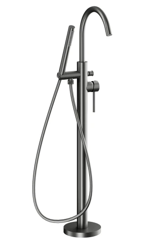 KFA Armatura Moza Gun Metal Grey bateria wannowa wolnostojąca kolor grafit szczotkowany 5035-510-61