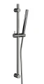 KFA Armatura Moza Gun Metal Grey zestaw natryskowy przesuwny, kolor grafit szczotkowany 841-363-61