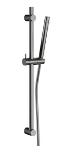 KFA Armatura Moza Gun Metal Grey zestaw natryskowy przesuwny, kolor grafit szczotkowany 841-363-61
