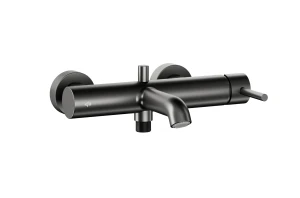 KFA Armatura Moza Gun Metal Grey bateria wannowa ścienna, kolor grafit szczotkowana 5034-020-61