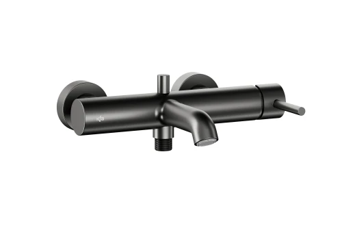 KFA Armatura Moza Gun Metal Grey bateria wannowa ścienna, kolor grafit szczotkowana 5034-020-61