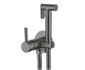 AQG Taus Bateria bidetowa podtynkowa kolor PVD Gun Metal grafit szczotkowany 34TAU0011220