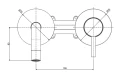 Paffoni Light Inox bateria umywalkowa podtynkowa zintegrowana L-128m kolor stal szczotkowana LIG104ST70
