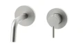 Paffoni Light Inox bateria umywalkowa podtynkowa zintegrowana L-128m kolor stal szczotkowana LIG104ST70