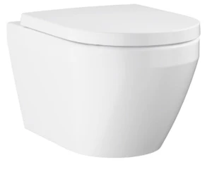 Grohe Euro Ceramic miska wc bezkołnierza spłukiwanie wirowe z deską wolnoopadającą kolor biały połysk 102510SH00