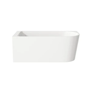 Ad Naturalnie Upsala Line EVO cienkościenna wanna narożna 150x75 cm z przelewem szczelinowym kolor biały wersja LEWA  AWW-013-150ZP-L 