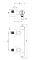 Deante Therm bateria prysznicowa termostatyczna, kolor czarny mat BCH_N4BT