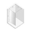 New Trendy Oxia Nickel Brushed ścanka walk-in 90x200 szkło 8mm profil Nikiel szczotkowany AXJ-1284