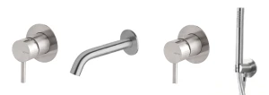 Vema Tiber Steel bateria wannowa podtynkowa (osobne sterowanie) V17145+V17180+P000147+V17173+V17131 