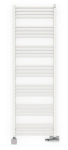Terma Fiona grzejnik łazienkowy 1140x500 mm podłączenie ZS, kolor biały mat WGFIN114050-KJ16ZS